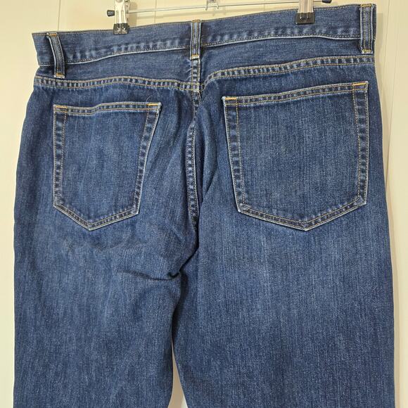 J Crew Vintage Straight Slim Jeans 36x32 Medium Dark Wash - Picture 5 of 6